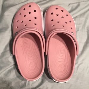Pink crocs!